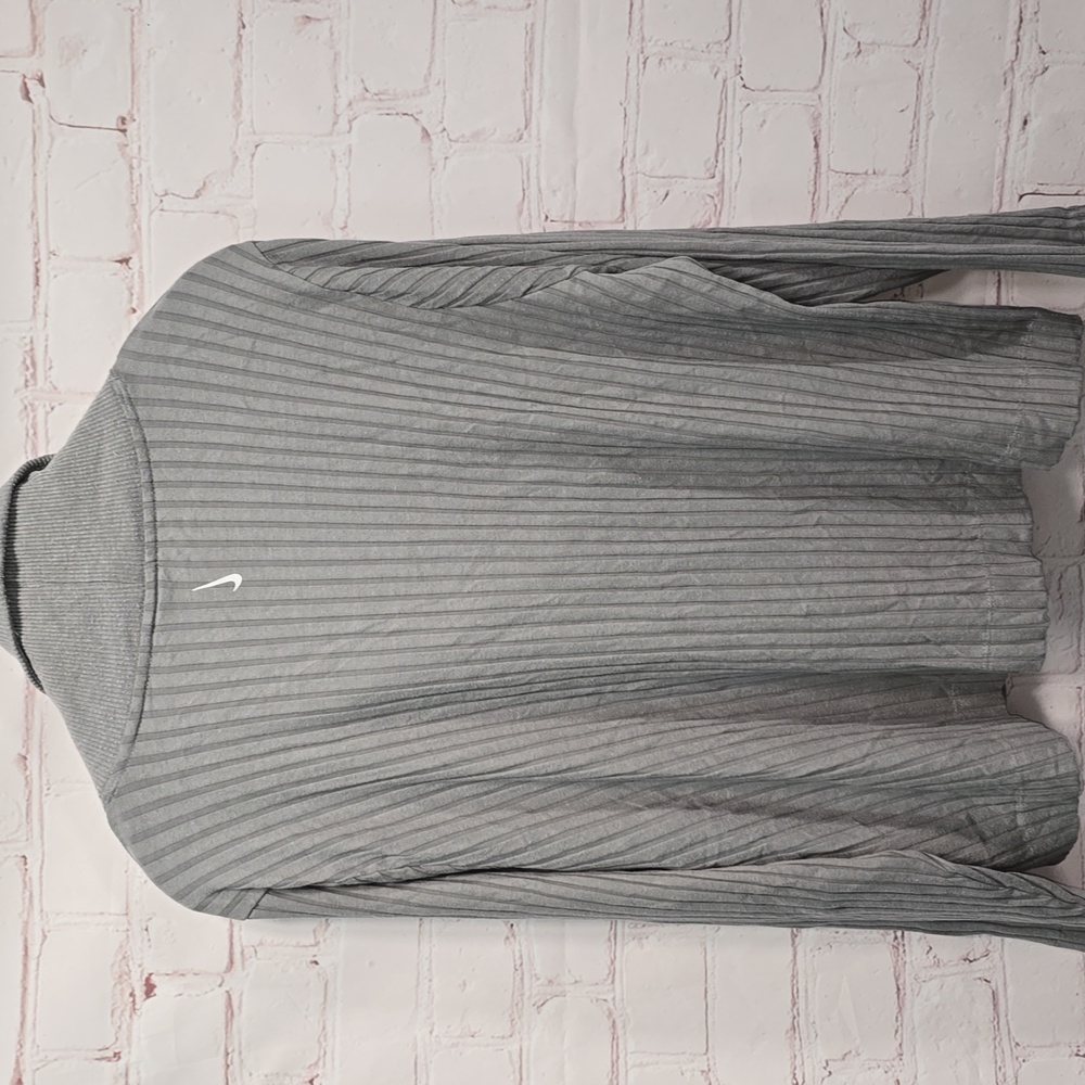 Nike Yoga Luxe Gray Ribbed Cover-Up Long Sleeve Womens Size 2x - Picture 7 of 10